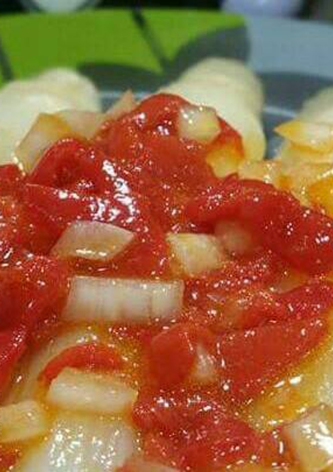 Una foto de Espárragos y pimientos