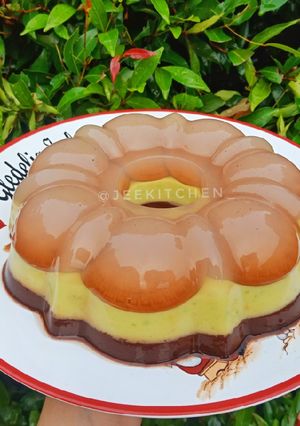Foto resep Puding 3 Lapis (Regal Avocado Chocolate)
