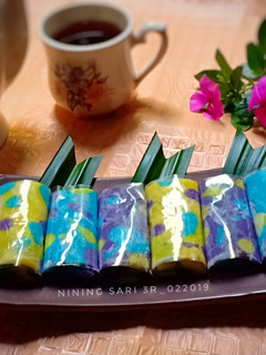Foto resep Dadar gulung polkadot
