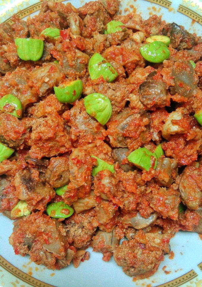 Foto resep Sambal ati ampela pete