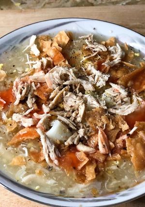 A picture of Chicken Corn Soup.