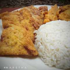 A picture of Telor dadar crispy = kulit ayam kf* ala ala.