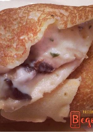 Foto principal de Crepes de bechamel y champiñón