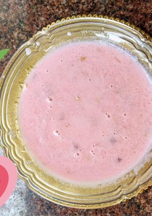 A picture of Rose phirni / Rose kheer / Rose payasam.
