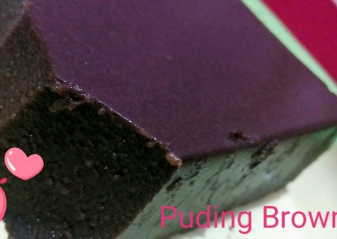 Puding Brownies simple