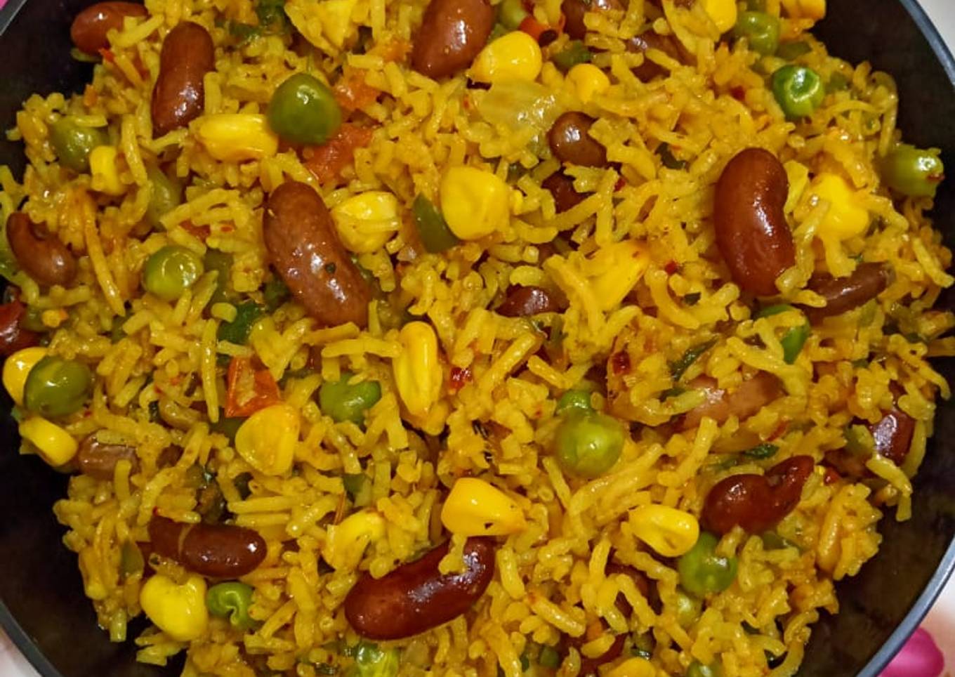 Mexican Rice indian tadka