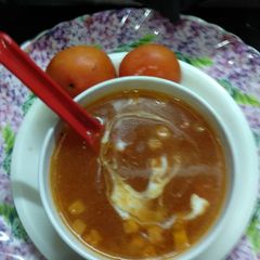 A picture of Tomato with cream soup.
