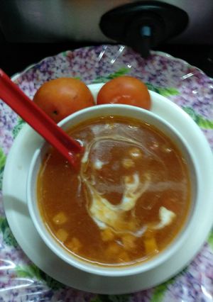 A picture of Tomato with cream soup.