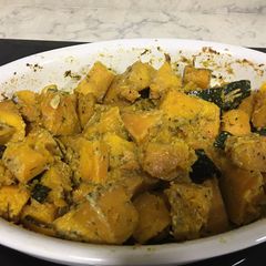 A picture of Grilled pumpkin.
