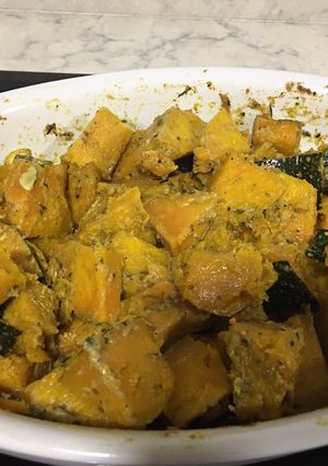 A picture of Grilled pumpkin.