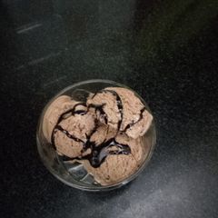 A picture of Milk Chocolate ice-cream.