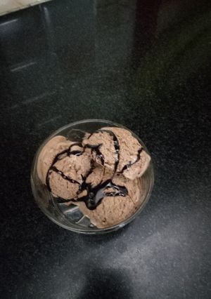 A picture of Milk Chocolate ice-cream.