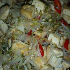 รูปของ Tumis tohu (toge tahu)