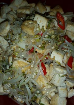 Foto resep Tumis tohu (toge tahu)