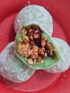 Foto resep Mochi Kenyal isi Kacang Coklat