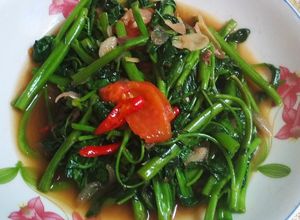 Foto resep Tumis kangkung balacan