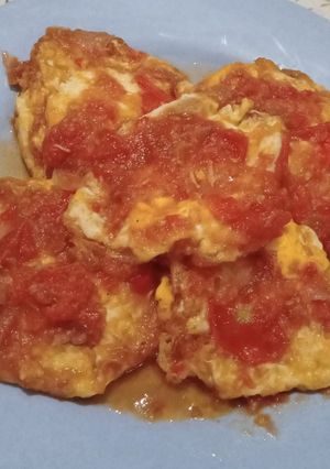 Foto resep Telur Ceplok Bumbu Tomat