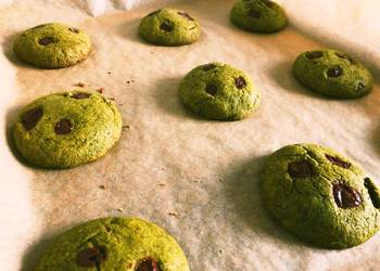 Recipe: Tasty Mochi matcha cookies
