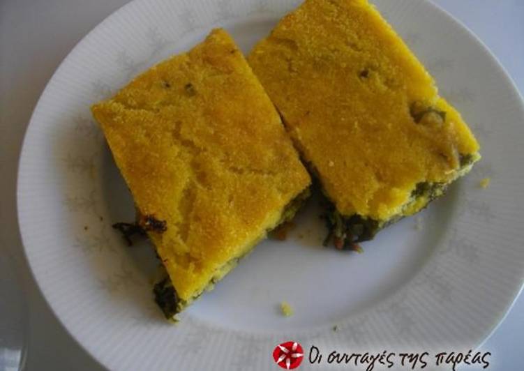 Recipe of Any-night-of-the-week Plastos (cornmeal pie)