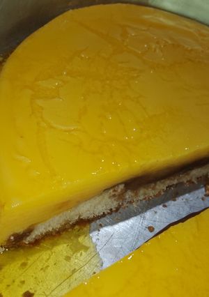 Una foto de Bizcochuelo flan