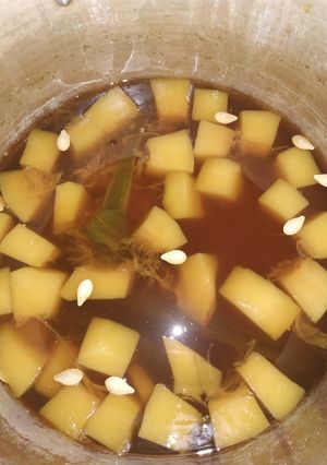Foto resep Wedang labu kuning (waloh) simple