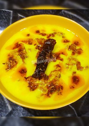 A picture of Kadhi pakora recipe.