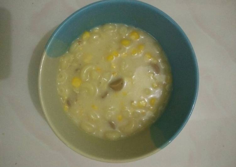 Cream soup macaroni