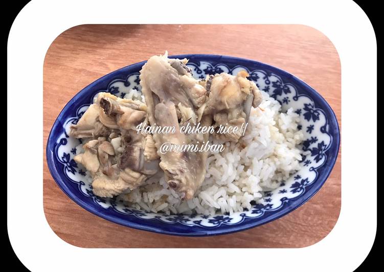 Resep Hainan Chiken Rice (tulang ayam) yang Sempurna