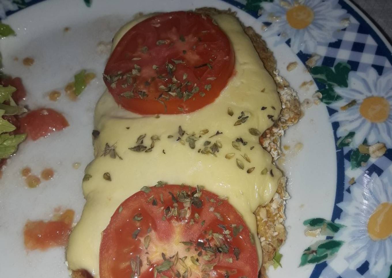 Milanesas de garbanzos y calabaza