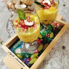 🍓🍓 custard Dessert 🍪 (fruit custard ❤️) A picture of 🍓🍓 custard Dessert 🍪 (fruit custard ❤️).