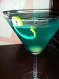Blue martini