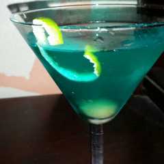 A picture of Blue martini.