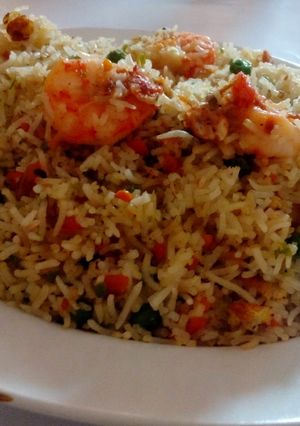A picture of Chinese Prawn Rice😋.