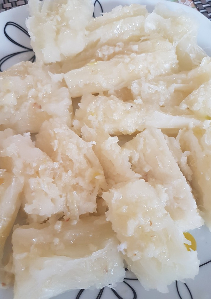 Una foto de Yuca con mojo
