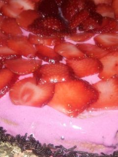 صورة لوصفة تورتة الفراولة