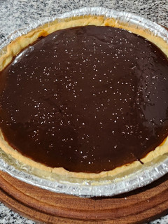 Una foto de Tarta de chocolate salado