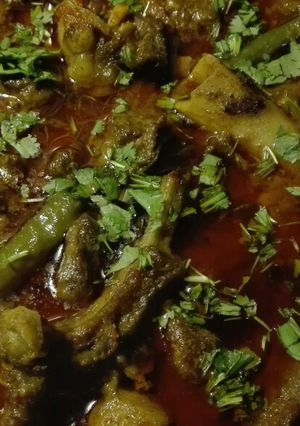 A picture of Mutton Makani Masala.