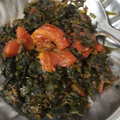 A picture of Palak Tomato Saag.