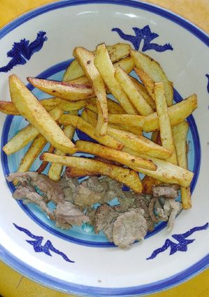 Una foto de Papas fritas de mamá