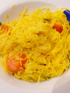Una foto de Fideos con verduras