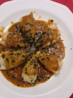 Una foto de Chipirones rellenos de bacalao