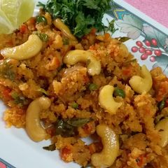 A picture of Spicy Vegetable Upma.