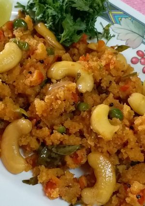 A picture of Spicy Vegetable Upma.