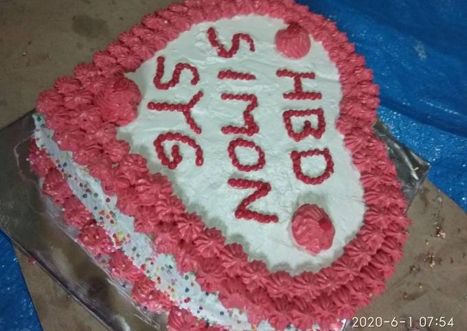 Bagaimana Membuat Menghias Kue Ultah simple Anti Gagal