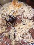 Nasi Kabsah Putih dengan Daging Iga Domba