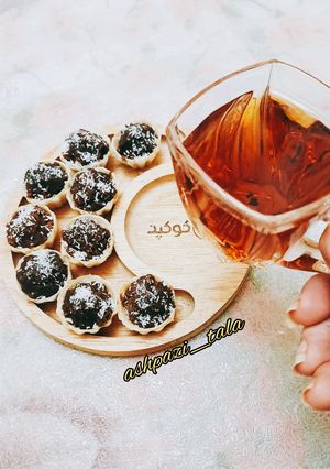 عکسی از دستور حلوا شکلاتی