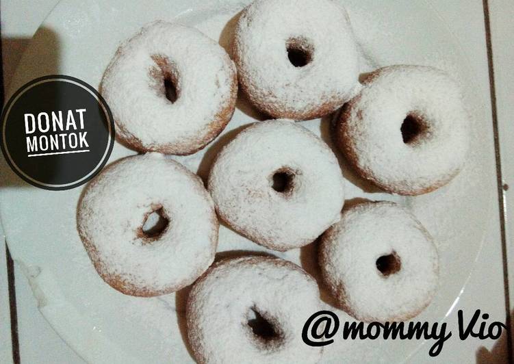 Donat montok empuk tanpa telur & kentang