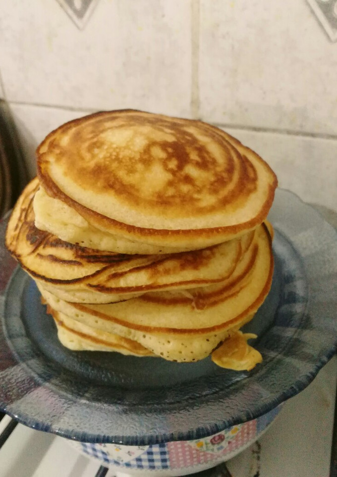 Una foto de Hot cakes !! Muy fáciles !!