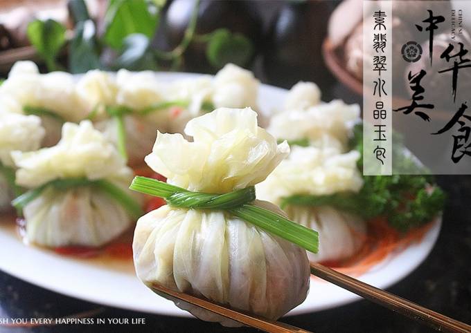 純素翡翠水晶玉包│宴客菜【影音】 食譜與作法by 廚房素語Larose 