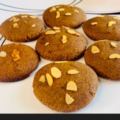 Jaggery & Ragi Cookies Without Oven A picture of Jaggery & Ragi Cookies Without Oven.